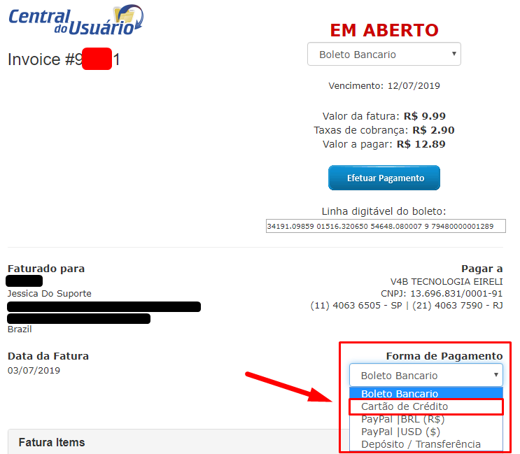 Cartão de Crédito