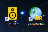 ZaraRadio e Butt Icones