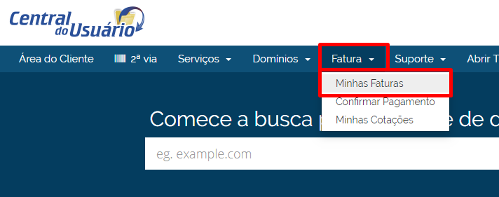 Localizar Faturas